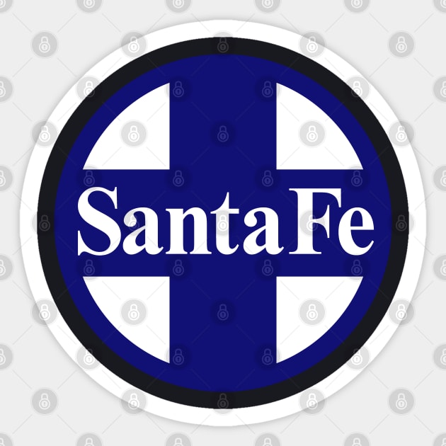 Santa Fe Railway - Railroad Sticker by The Lamante Quote